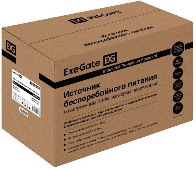 Источники бесперебойного питания ExeGate SpecialPro UNB-1500.LED.AVR.4SH EP285499RUS