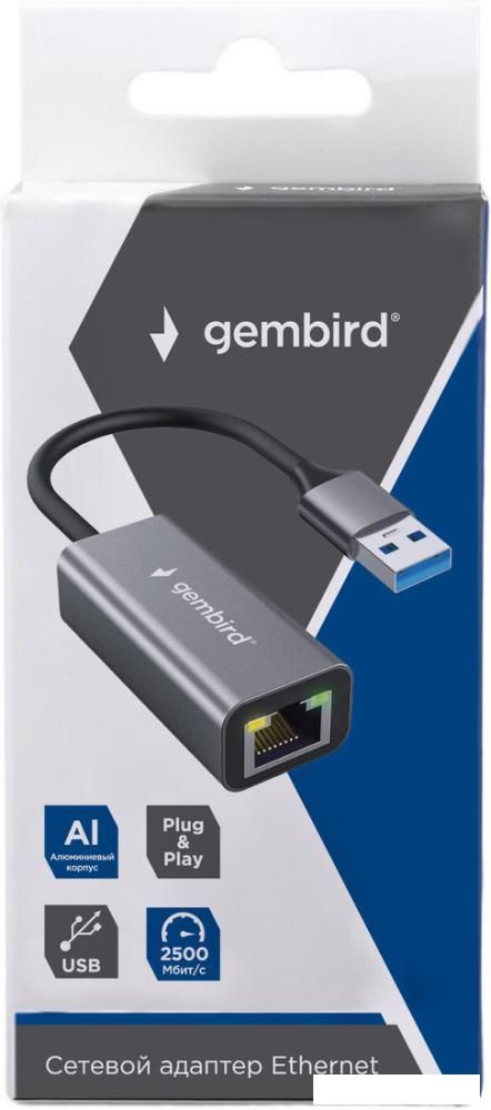 Сетевой адаптер Gembird NIC-U13