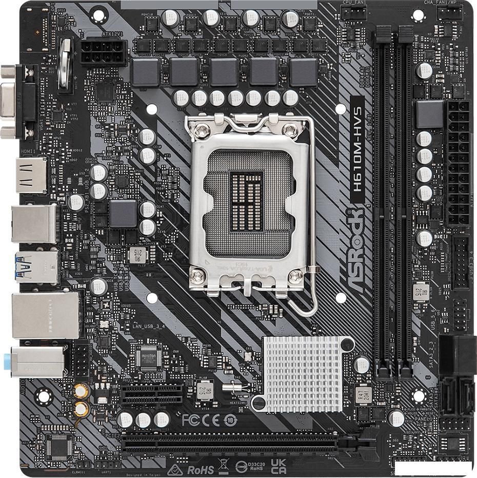 Материнская плата ASRock H610M-HVS