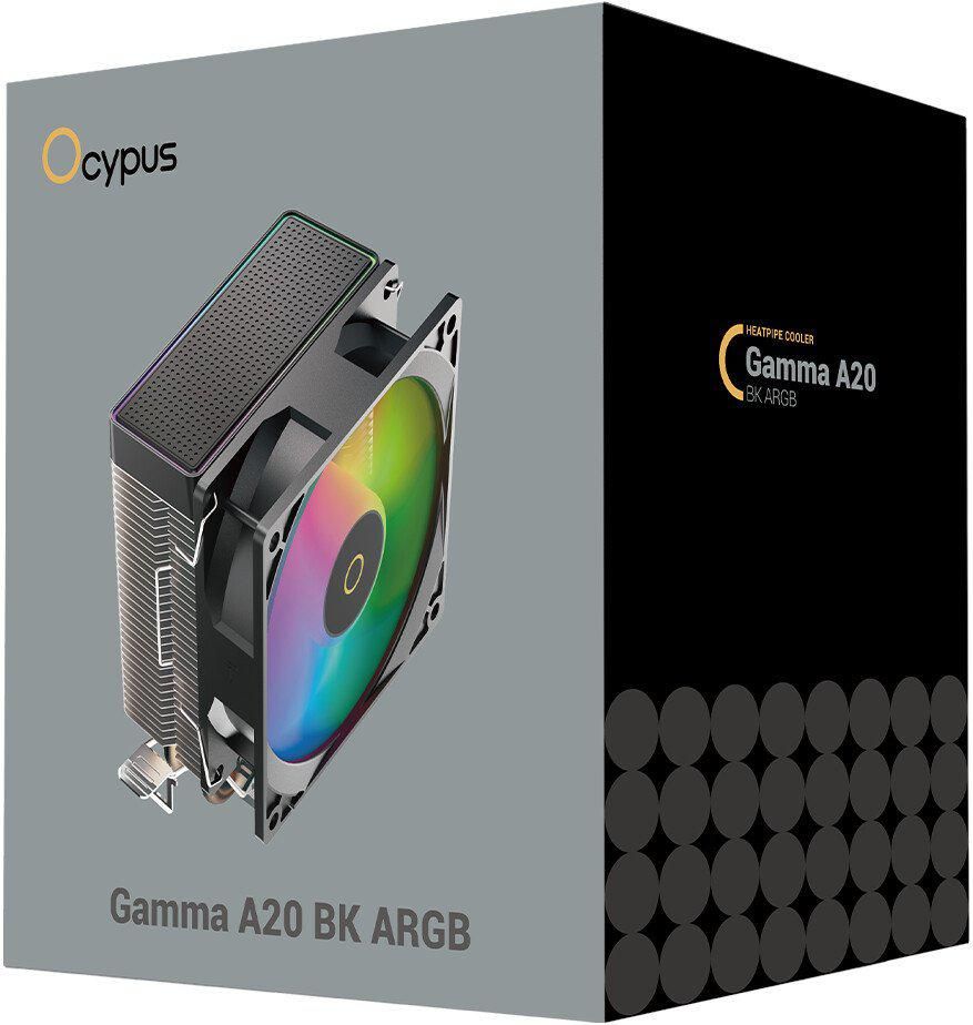 Кулер для процессора Ocypus Gamma A20 BK ARGB Gamma-A20-BK1AAWN00F-GL