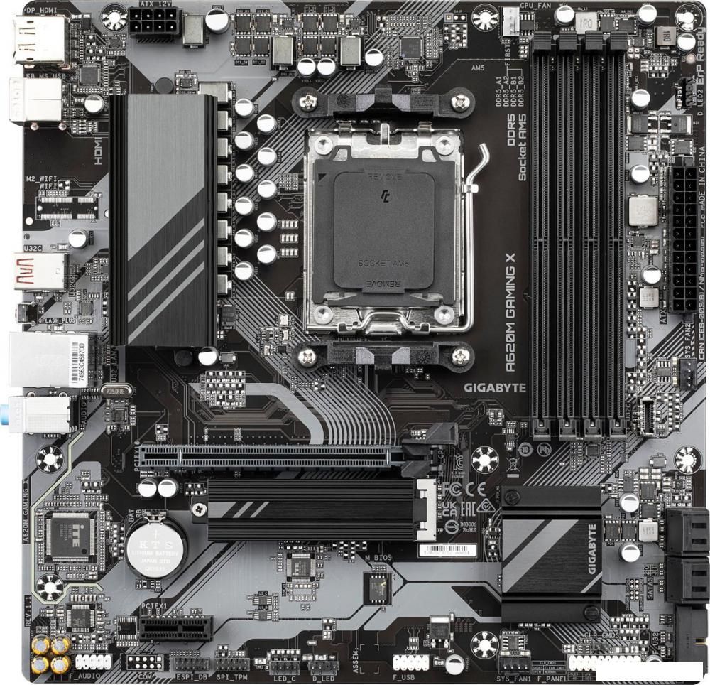 Материнская плата Gigabyte A620M Gaming X (rev. 1.1)