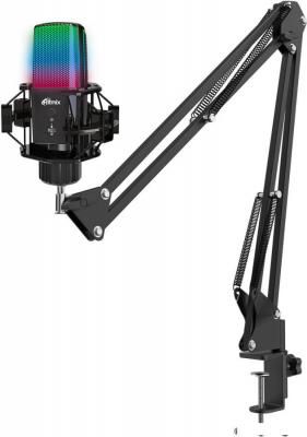 Проводной микрофон Ritmix RDM-270 (черный)