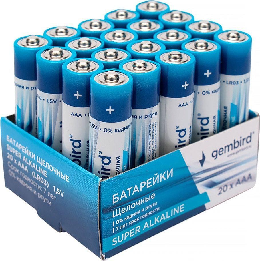 Батарейка Gembird GB-LR03-20B