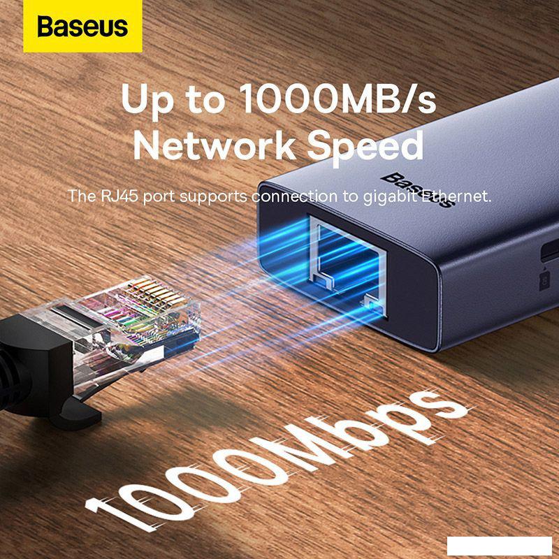 USB-хаб Baseus Flite Series 4-Port USB-C Hub B0005280A813-00
