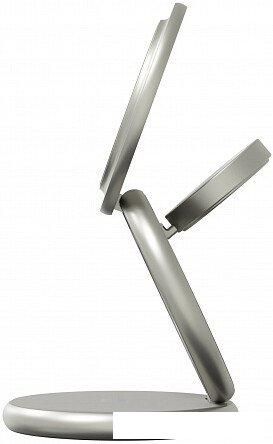 Беспроводное зарядное Magssory Signature Disc Pro для Apple 3 в 1 WCH073 (титановый)