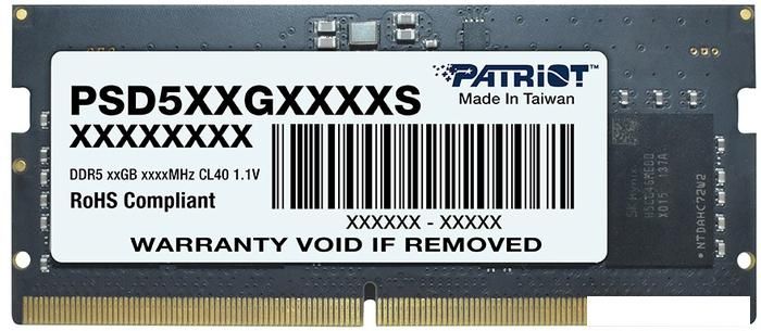 Оперативная память Patriot Signature Line 16ГБ DDR5 4800 МГц PSD516G480081S