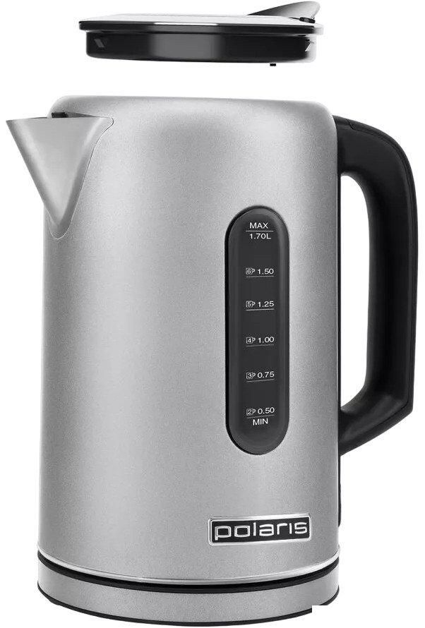 Электрический чайник Polaris PWK 1729CA Water Way Pro (стальной)