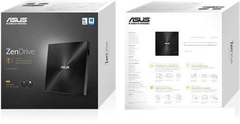 Оптический привод ASUS ZenDrive U9M SDRW-08U9M-U (черный)