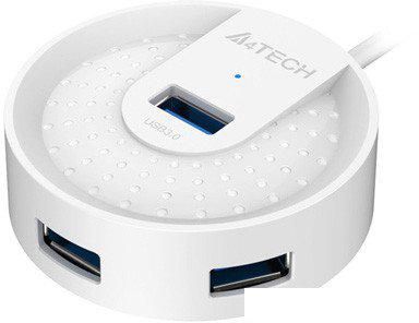 USB-хаб A4Tech HUB-30 (белый)