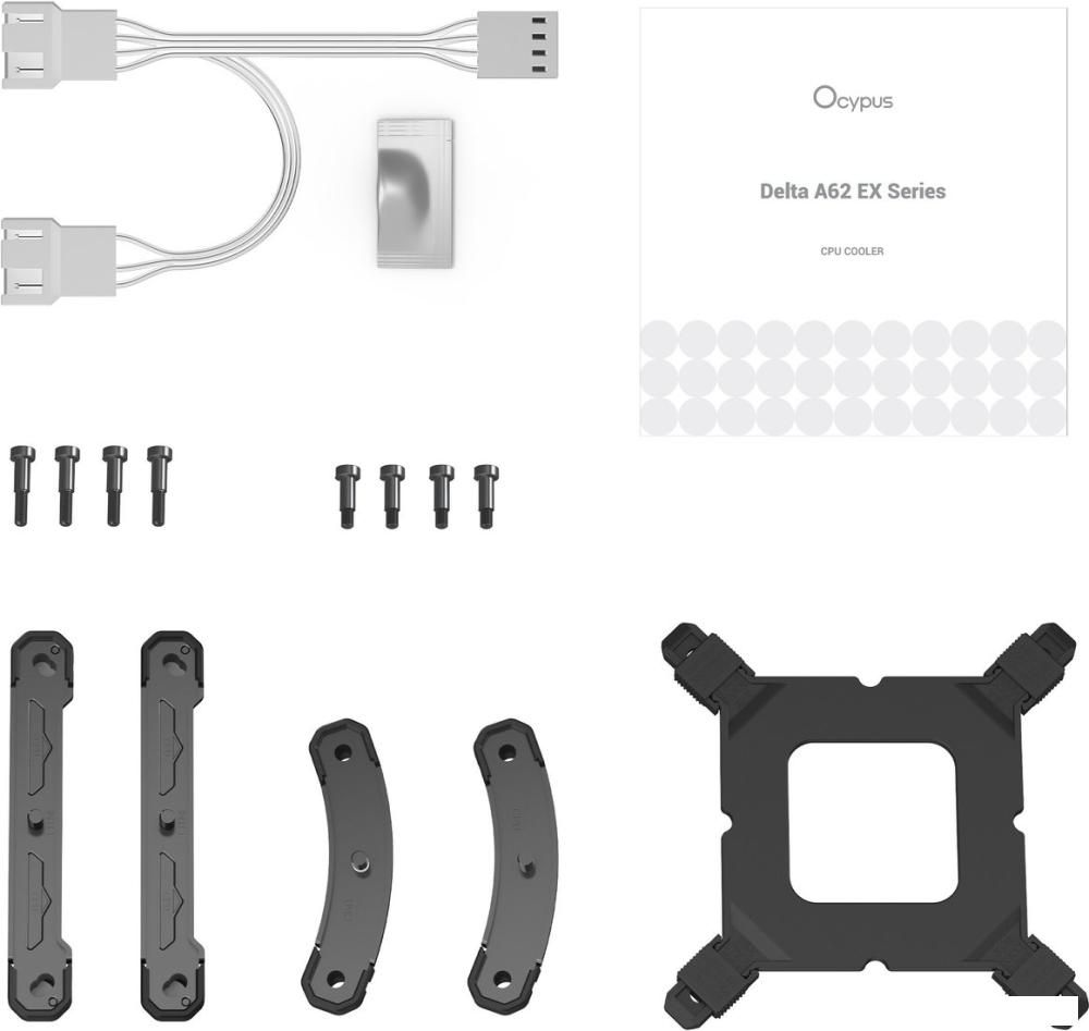 Кулер для процессора Ocypus Delta A62 EX WH Delta-A62-WH2NNWD00E-GL
