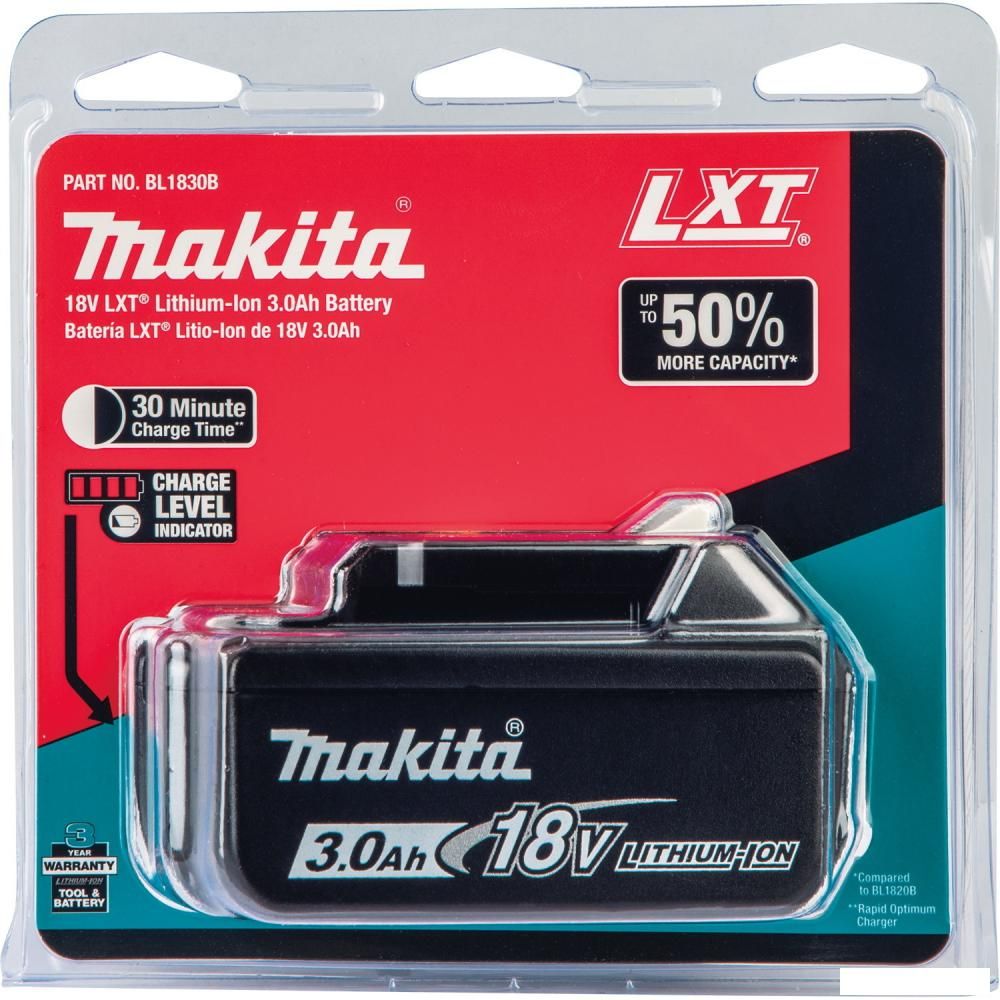 Аккумулятор Makita BL1830B (18В/3 а*ч)