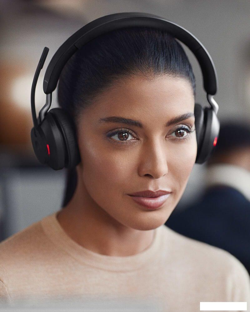 Офисная гарнитура Jabra Evolve2 65 MS Stereo USB-A (черный)