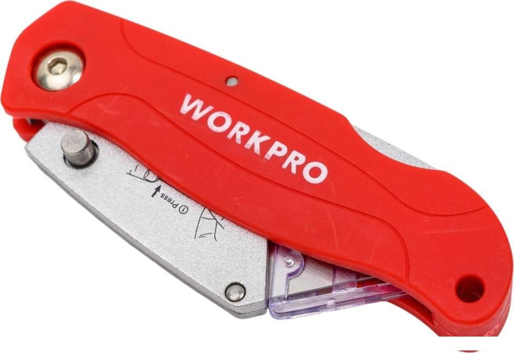 Нож строительный Workpro WP211002