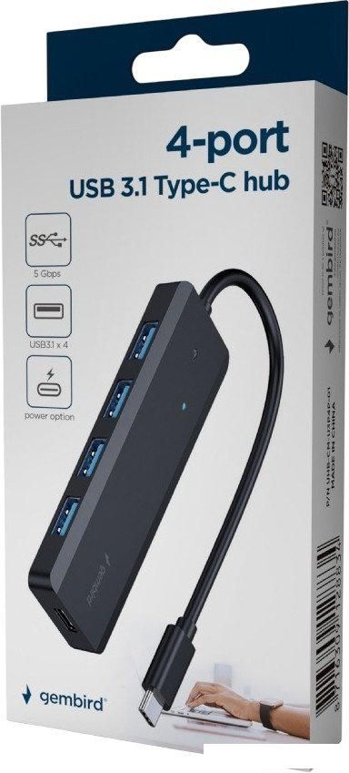 USB-хаб Gembird UHB-CM-U3P4P-01