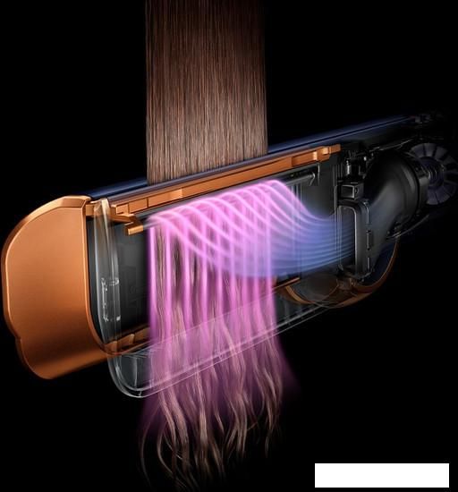 Выпрямитель Dyson Airstrait (с переходником на евровилку, берлинская лазурь/медный)