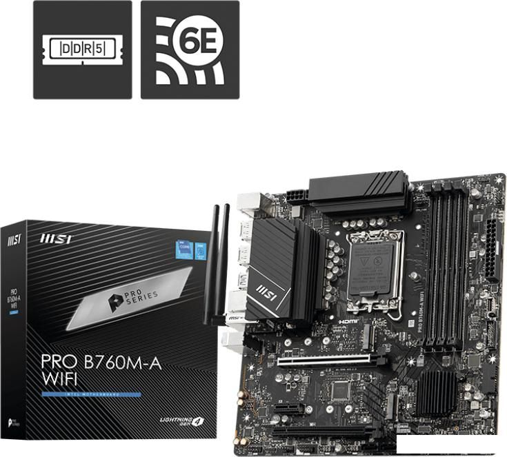 Материнская плата MSI Pro B760M-A WiFi