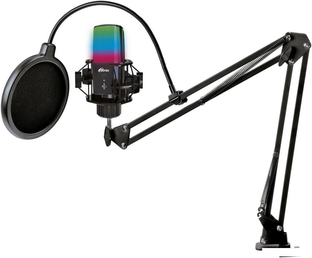 Проводной микрофон Ritmix RDM-270 (черный)