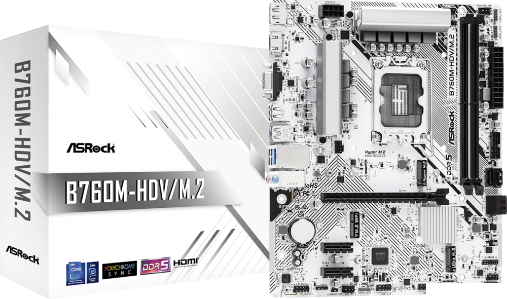 Материнская плата ASRock B760M-HDV/M.2