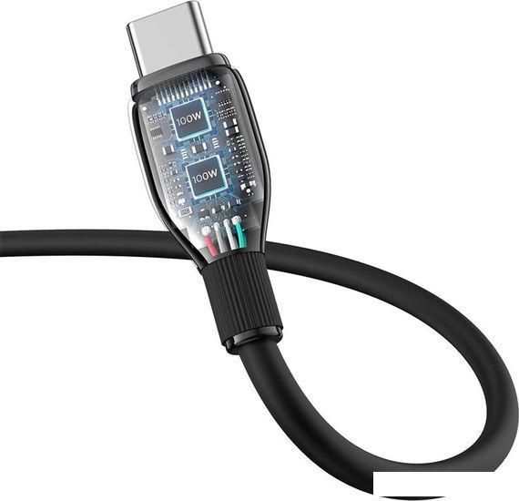 Кабель Baseus Pudding Series USB Type-A - USB Type-C (2 м, черный)