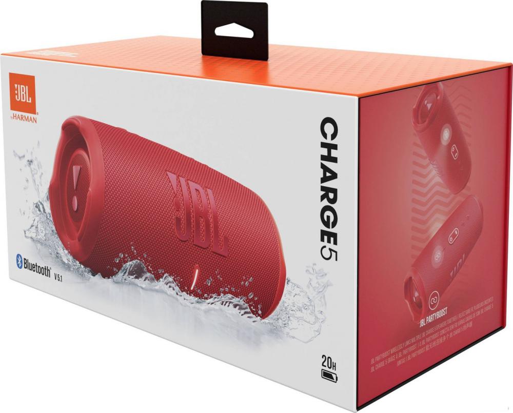 Беспроводная колонка JBL Charge 5 (красный)