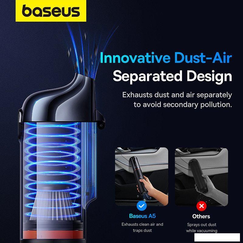 Автомобильный пылесос Baseus A5 Car Vacuum Cleaner C30459500111-00