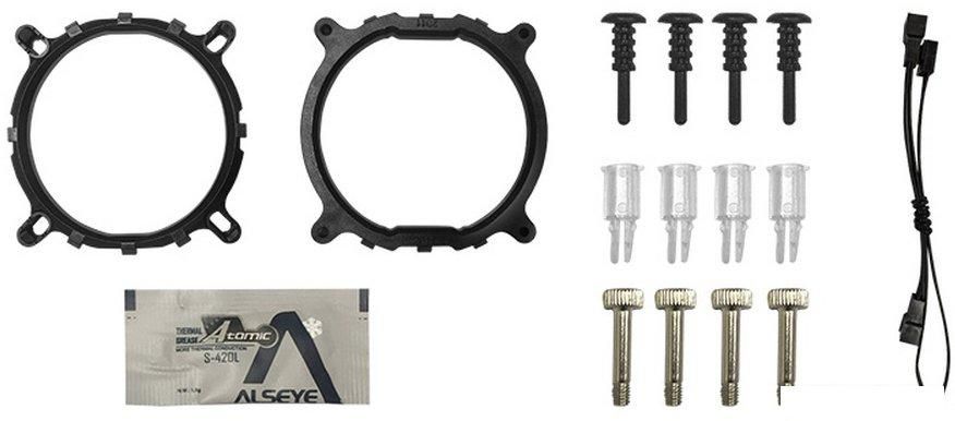 Кулер для процессора ALSEYE H120D (белый)