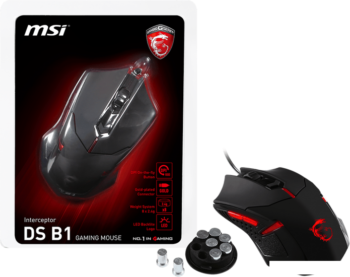 Игровая мышь MSI Interceptor DS B1