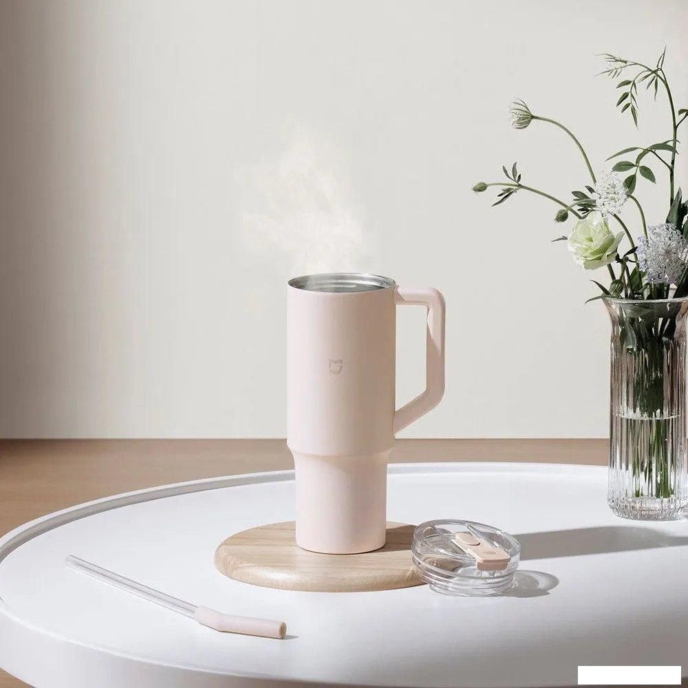 Термокружка Xiaomi Mijia Sippy Cup MJXGB01RM 1 л (розовый)