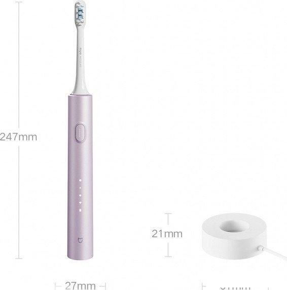 Электрическая зубная щетка Xiaomi Electric Toothbrush T302 MES608 (китайская версия, фиолетовый)