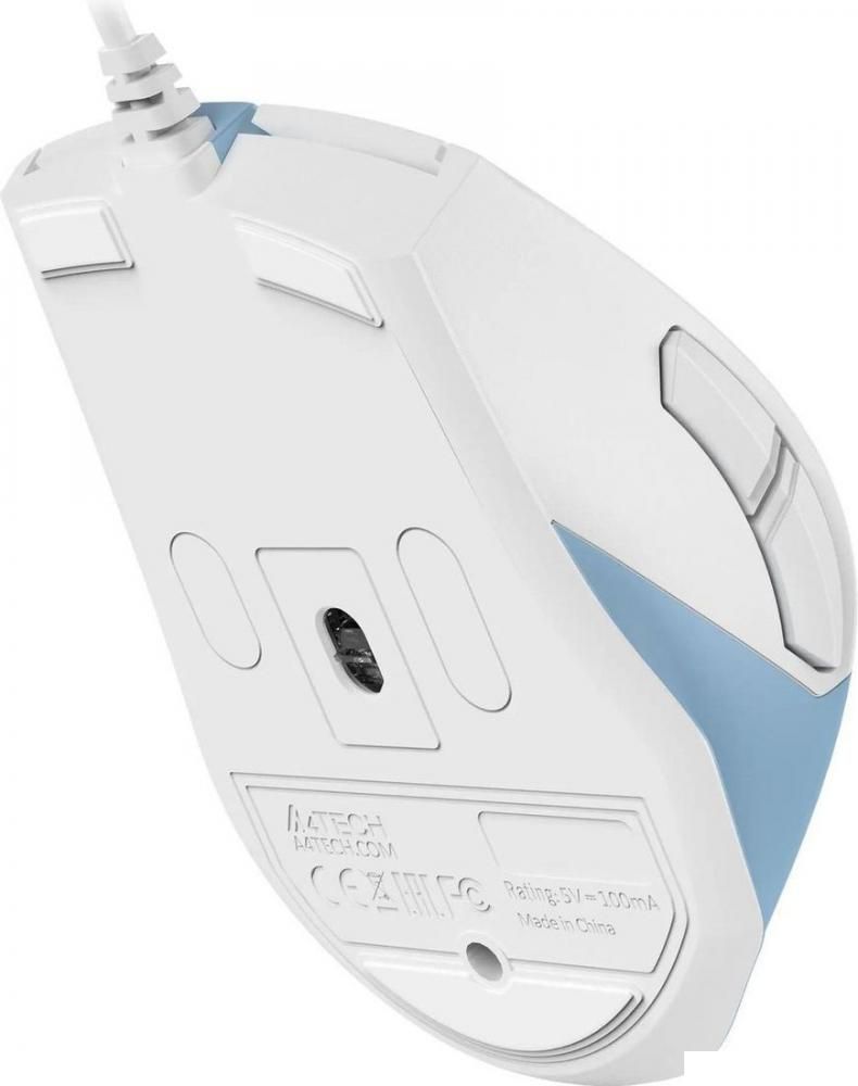 Мышь A4Tech Fstyler FM45S Air (голубой/белый)