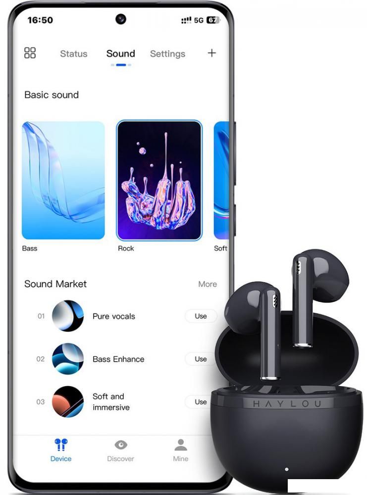 Наушники Haylou X1 Plus (космический синий)