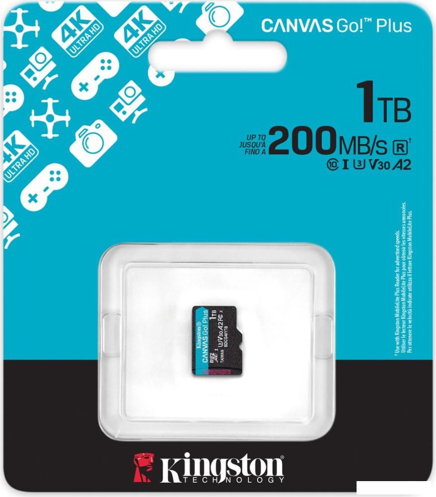 Карта памяти Kingston Canvas Go! Plus microSDXC 1TB SDCG4/1TBSP