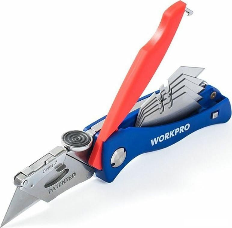 Нож строительный Workpro WP211006