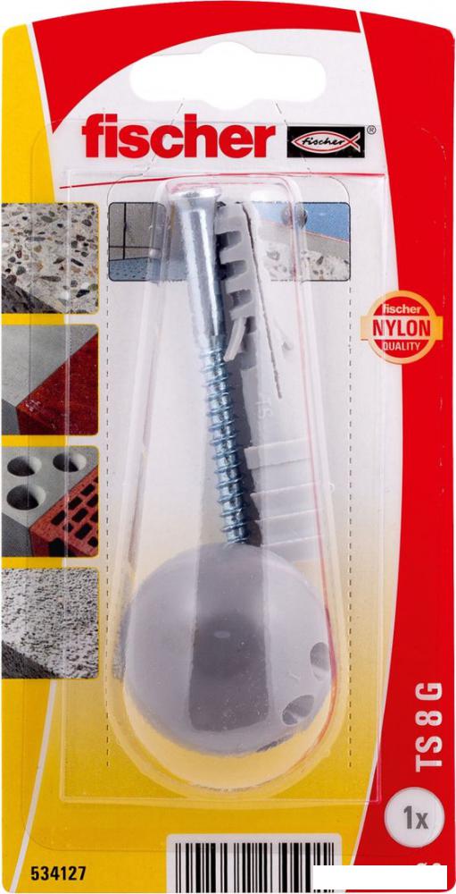Упор дверной Fischer TS 8 G K NV 534127