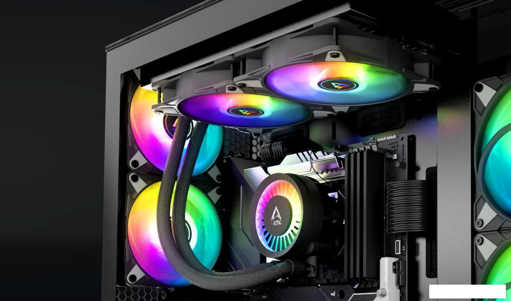 Жидкостное охлаждение для процессора Arctic Liquid Freezer III 280 A-RGB Black ACFRE00143A