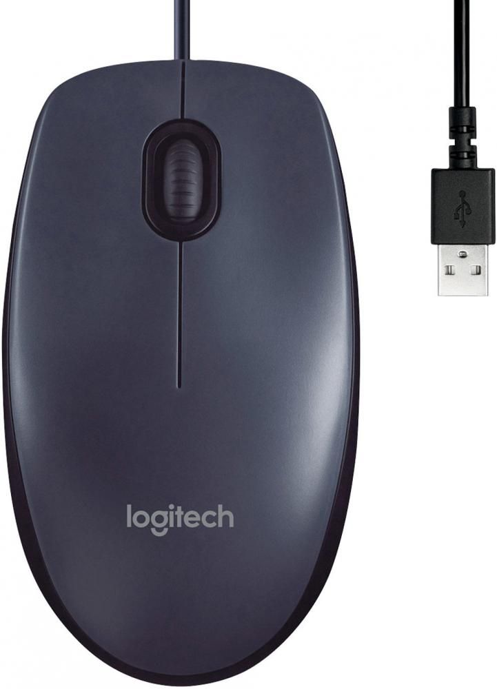 Мышь Logitech B100 (графит)