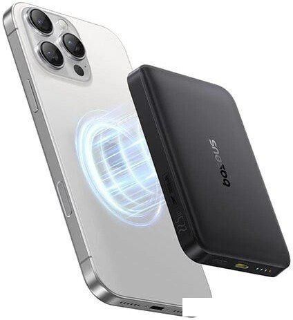 Внешний аккумулятор Baseus EnerFill FM12 Qi2 Magnetic Power Bank 22.5W 10000mAh (черный)